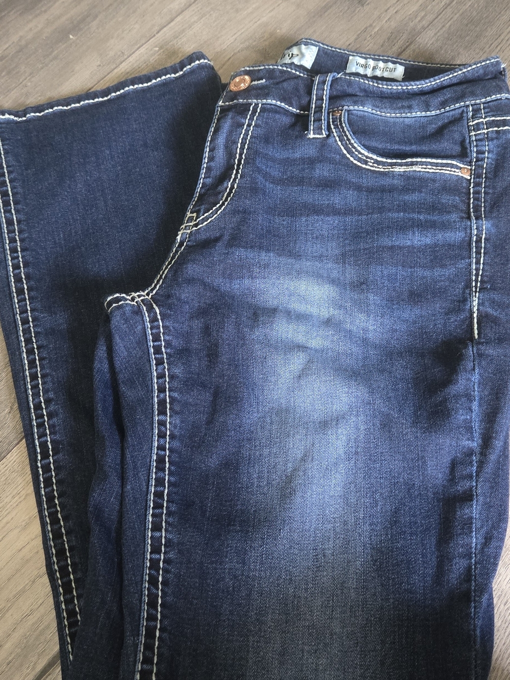 Daytrip Dark Blue Virgo Bootcut Jeans